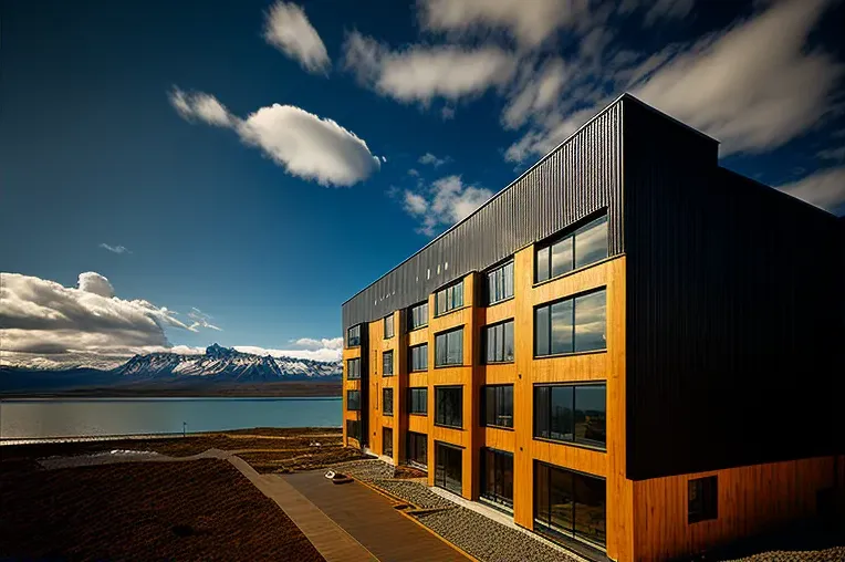 Casa de estilo high-tech con vistas impresionantes en Puerto Natales