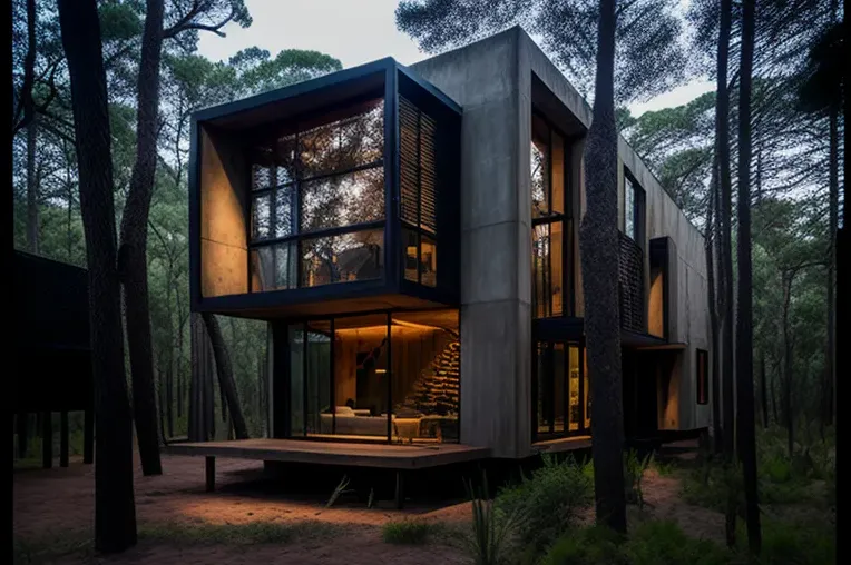 Vive en lujo rodeado de naturaleza en esta casa de arquitectura de vanguardia