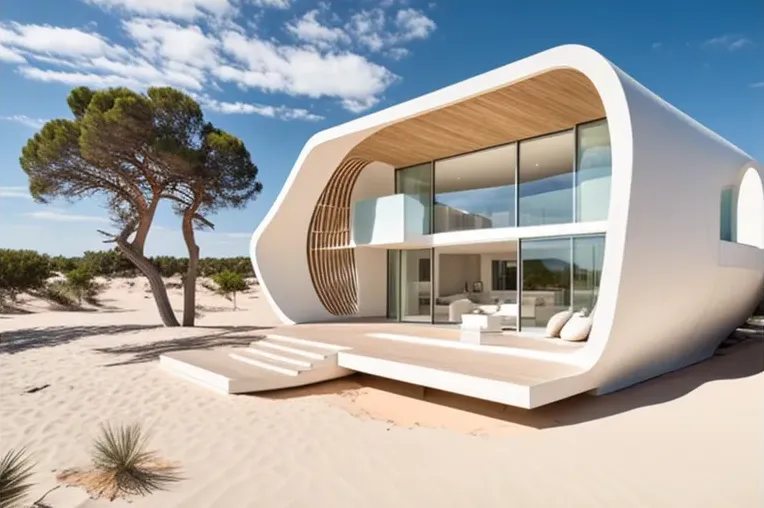 Diseño contemporáneo y vistas al mar: Villa exclusiva en Madrid