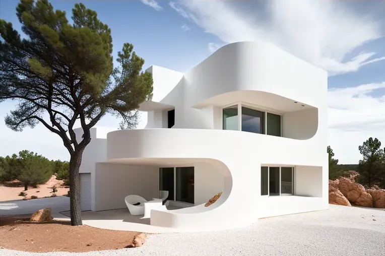 La Belleza Contemporánea: Casa de lujo con vistas impresionantes en Ibiza