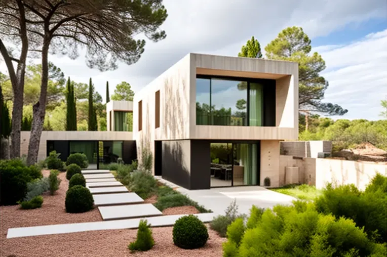 Un oasis de tranquilidad y privacidad: Casa contemporánea en Mallorca con jardines y vistas impresionantes