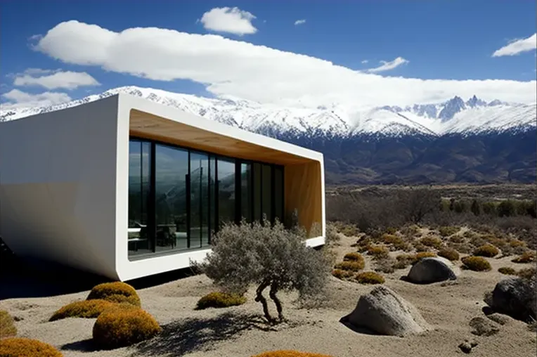 Un Refugio con vistas a las Montañas Nevadas: Villa de Arquitectura Moderna con Curvas Impresionantes y Jardines Privados en Castro, Chile