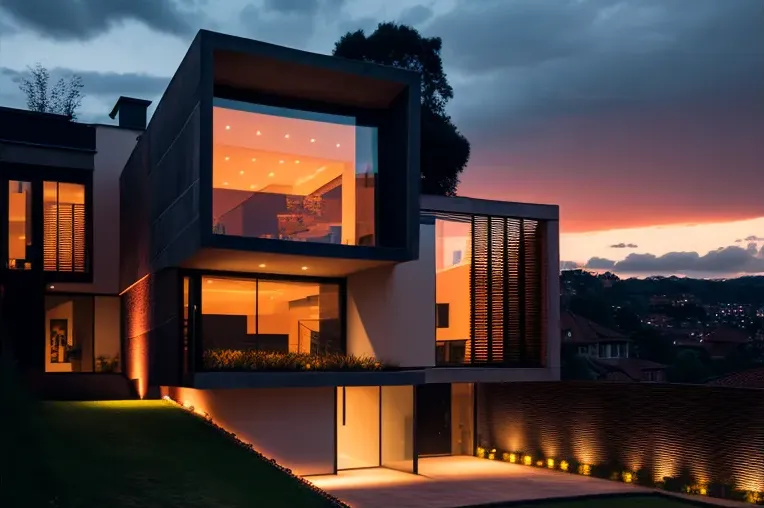 El Oasis en las montañas: Villa minimalista con vistas al atardecer en Bogotá