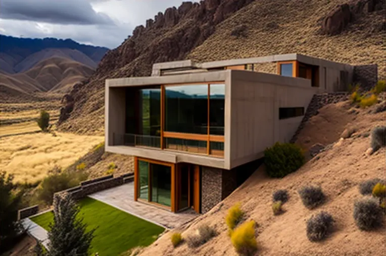 Retiro privado en la montaña: Casa de Arquitectura de vanguardia con Iluminación natural