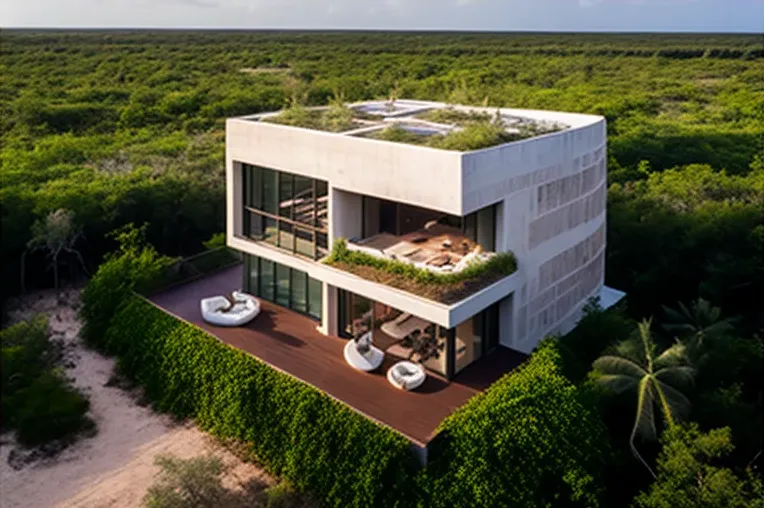 Escape al paraíso en esta villa de estilo high-tech en Playa del Carmen