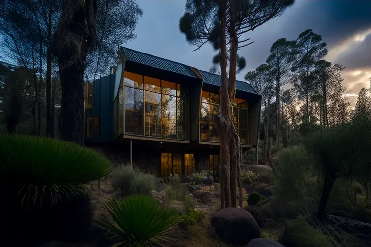 Un oasis de relajación con jardines en esta Casa de estilo contemporáneo en La Paz