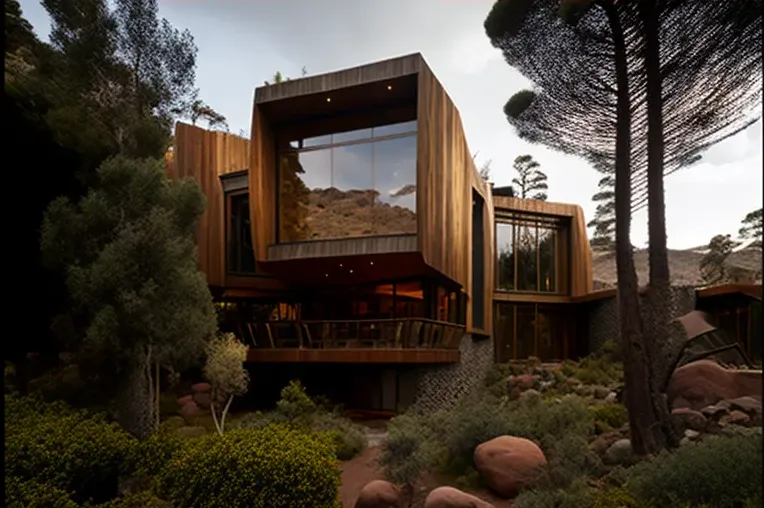 Sensación de tranquilidad y equilibrio en esta impresionante casa construida con bambú, ladrillo y hormigón visto