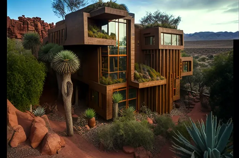 Diseño contemporáneo y materiales naturales en esta impresionante casa de lujo en La Paz