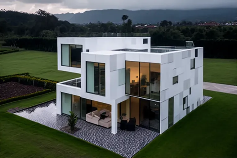 Eco-lujo en Cuenca: Casa de arquitectura ecológica en área privada y residencial