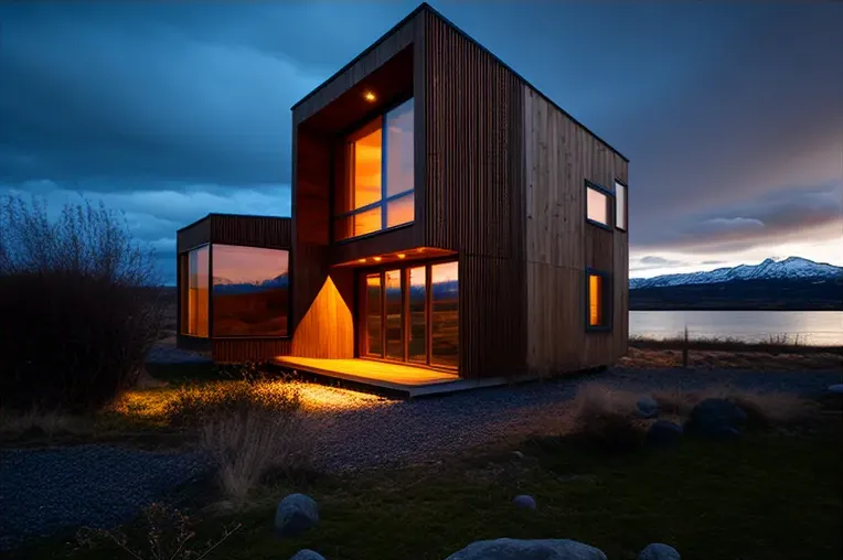 Villa de ensueño con estacionamiento techado en parque natural de Puerto Natales