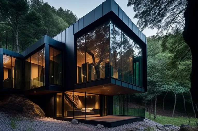 Un paraíso natural en esta impresionante casa de lujo con techos altos