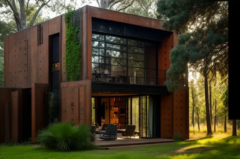 La Belleza Robusta: Casa de arquitectura industrial con fachada elíptica en Montevideo