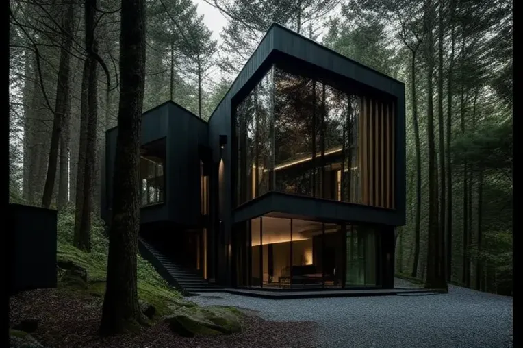 Escape a la naturaleza en esta Villa de diseño rodeada de bosque y niebla en San Sebastián