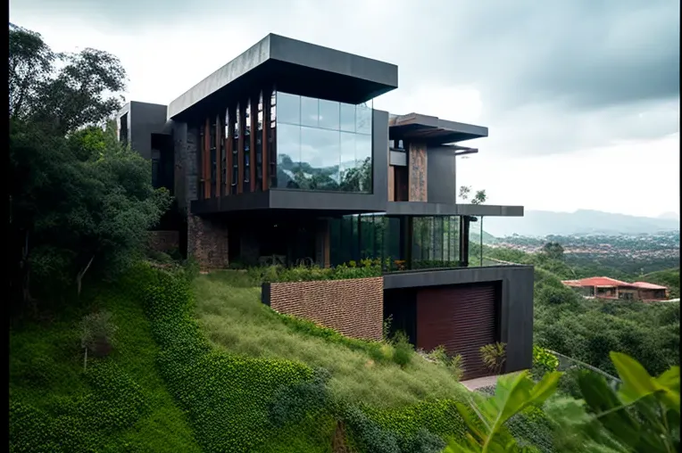 Disfrute de la privacidad y elegancia en esta villa con vistas panorámicas en Medellín