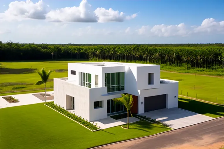 Casa de lujo minimalista con vistas panorámicas en Punta Cana