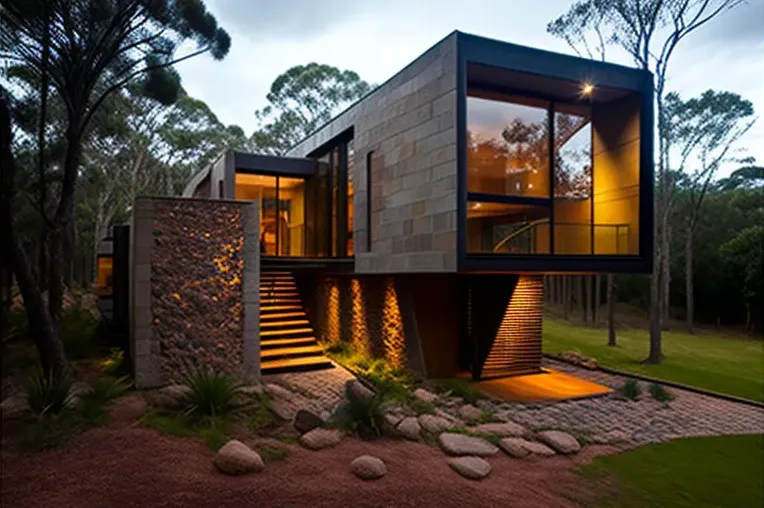 Casa ecológica con vistas al parque natural en Punta del Este