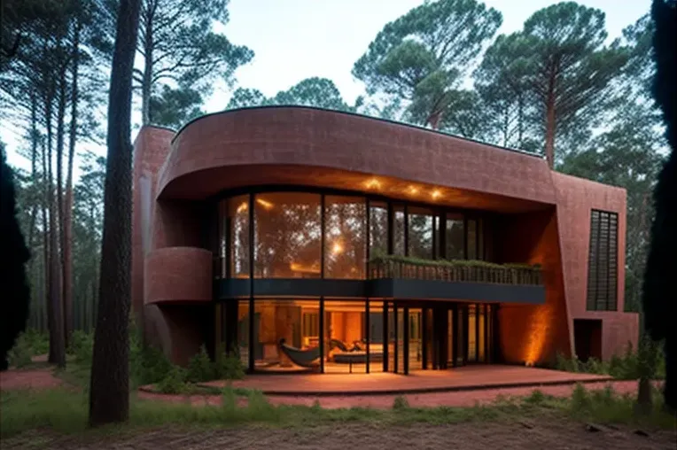 Refugio de lujo con arquitectura sostenible en el parque natural de Punta del Este