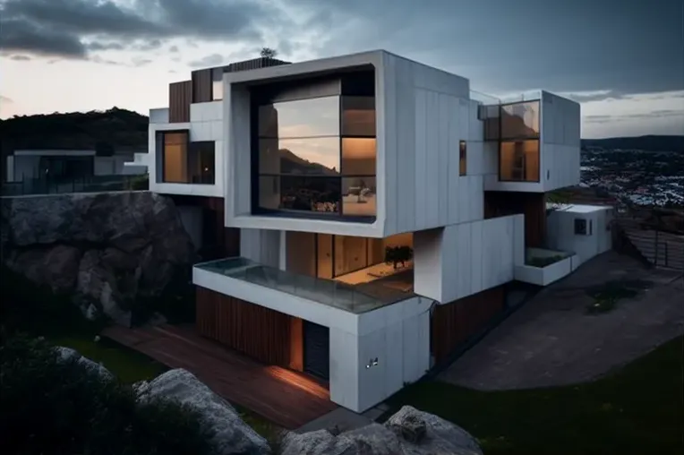 Espectacular villa de arquitectura contemporánea en Valparaíso con vistas impresionantes