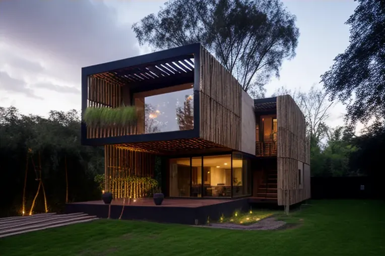 Diseño único y sostenibilidad en esta casa de bambú con vistas impresionantes en Trujillo