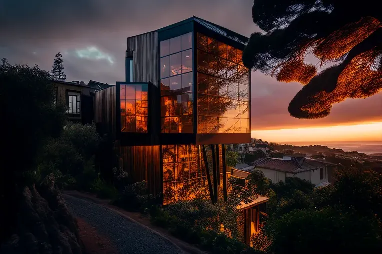 Experimenta la vida lujosa en esta villa de estilo industrial rodeada de naturaleza en Valparaiso