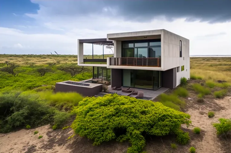 Sensación de amplitud y privacidad en esta Villa de arquitectura moderna en una zona residencial exclusiva en Galápagos