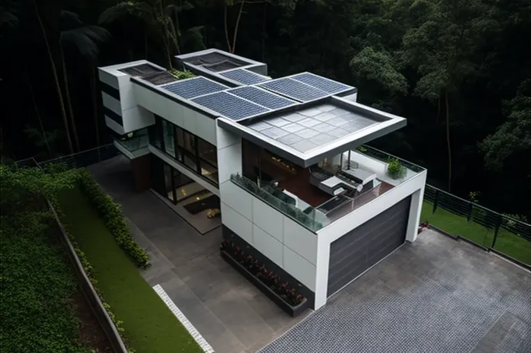 Arquitectura vanguardista en plena naturaleza: Casa con fachada elíptica en Medellín