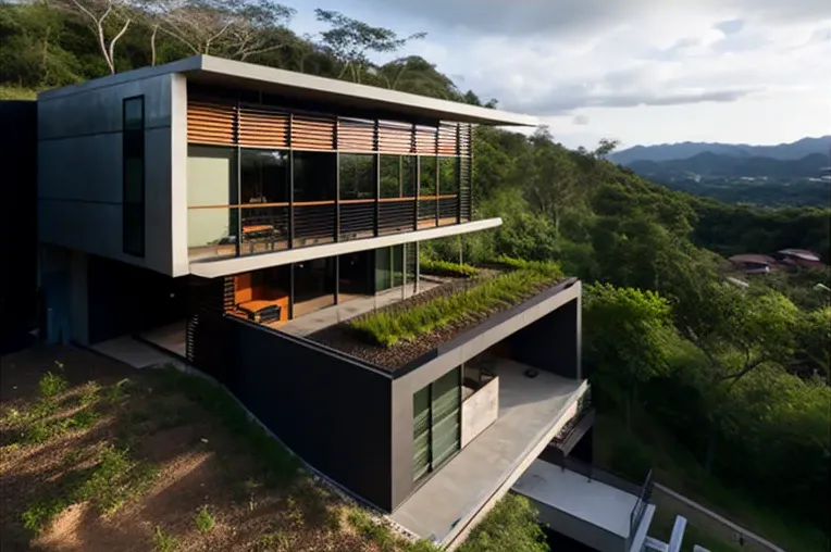 Un oasis de relajación con vistas panorámicas y jardines en Santa Cruz