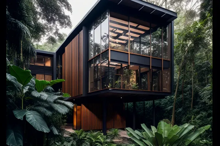 La vanguardia en la selva: Casa de lujo en Guayaquil