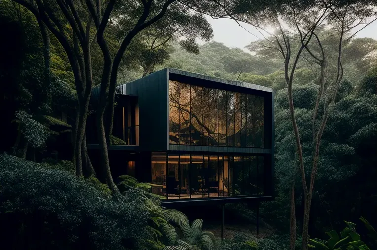 Lujos modernos en medio de la naturaleza: Casa de arquitectura minimalista en Brasil