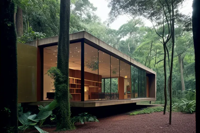 Escape a la naturaleza en esta impresionante Casa de arquitectura minimalista con espacios abiertos y jardines con cascadas en São Paulo, Brasil