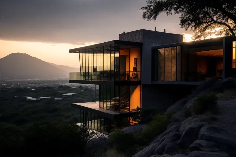 Modernidad con vistas panorámicas: Casa de lujo en Monterrey, México