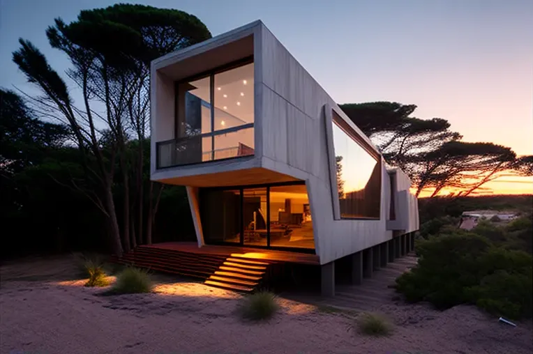 Vive en armonía con la naturaleza en esta Casa minimalista con vistas impresionantes de las montañas nevadas en Punta del Este