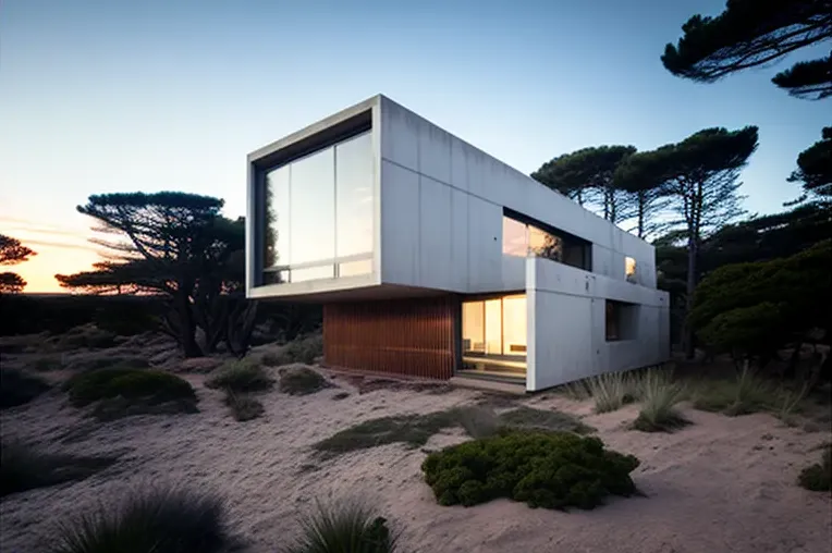 Disfruta de la simplicidad y el lujo en esta Casa de arquitectura minimalista construida con fibra de carbono en Punta del Este