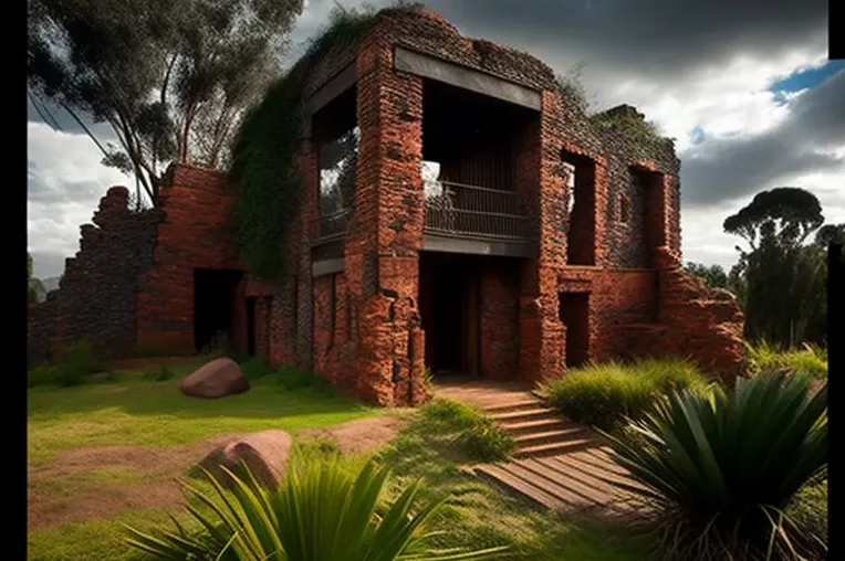 Escape a la exclusividad en esta casa de ladrillo, piedra natural y hormigón armado