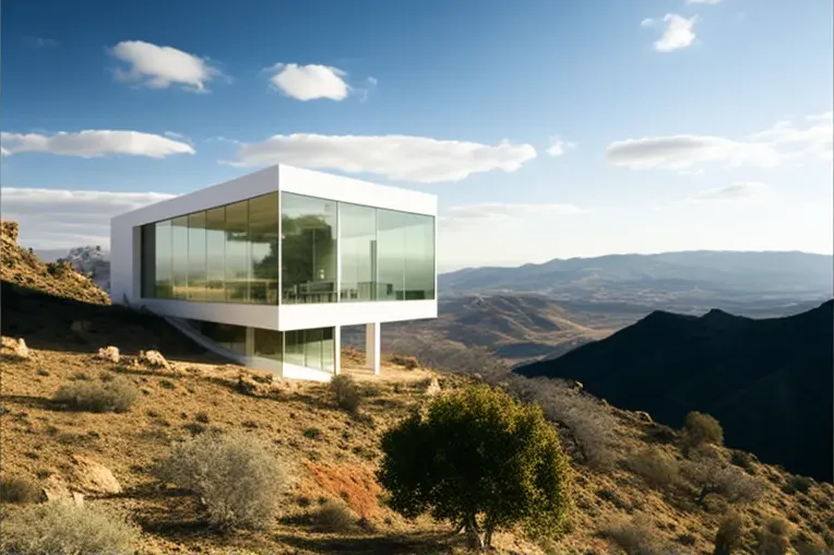 Arquitectura minimalista y lujo en cada detalle en una villa en Granada