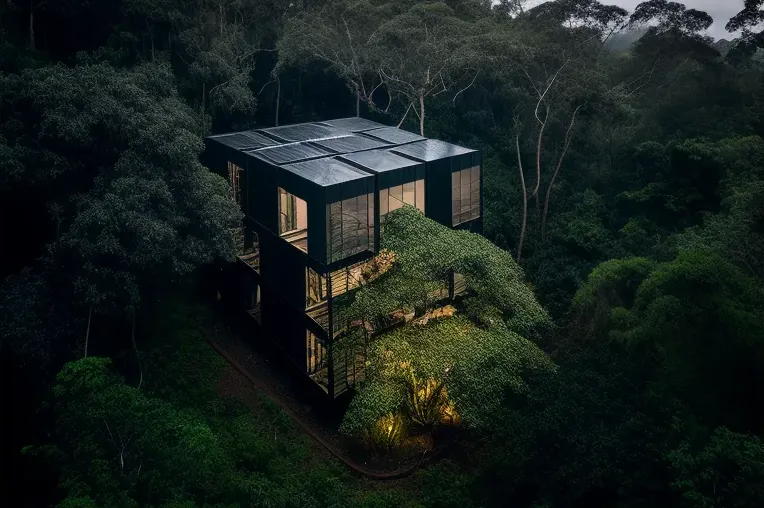 La naturaleza y la tecnología se unen en esta Casa high-tech en el bosque de Caracas