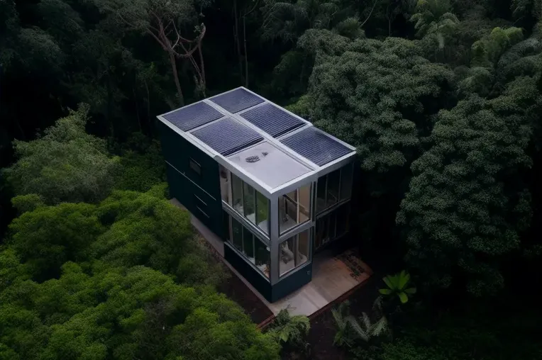 Un refugio ecológico y de lujo en el bosque de Caracas, con piscina privada y muros de vegetación