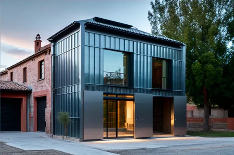 Vive en un ambiente moderno y privado en esta casa de estilo industrial en Granada