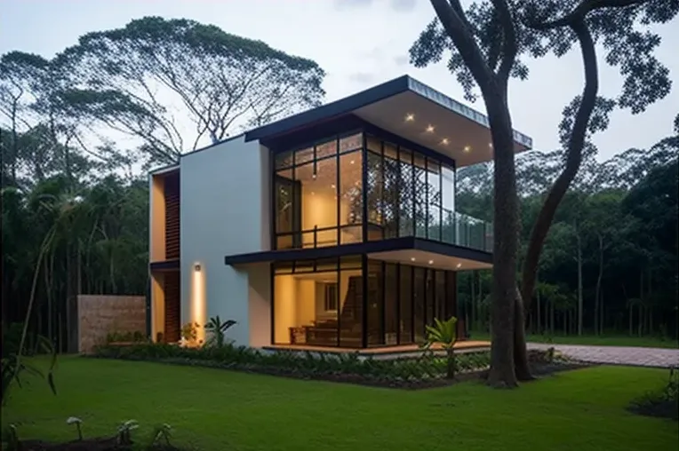 Propiedad de lujo con jardines privados y vistas al parque natural en Barranquilla, Colombia