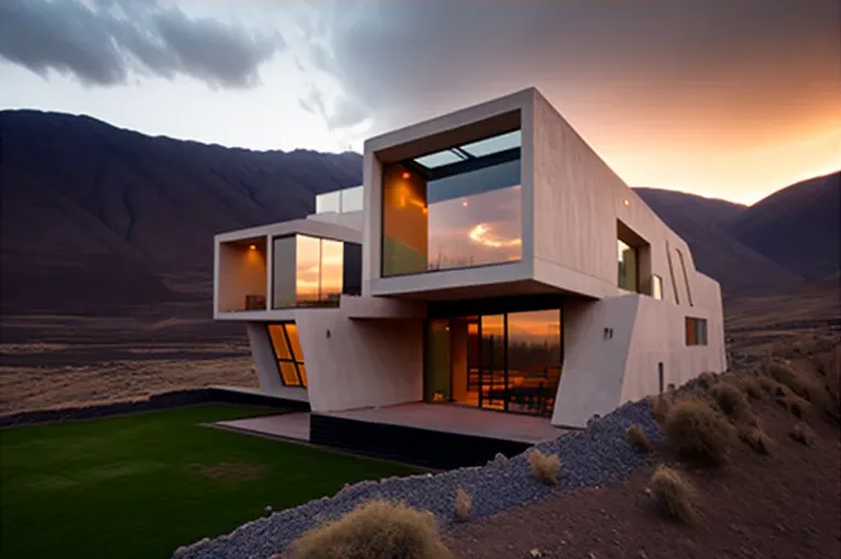 Arquitectura y naturaleza en Arequipa: Villa contemporánea con jardines y terrazas panorámicas