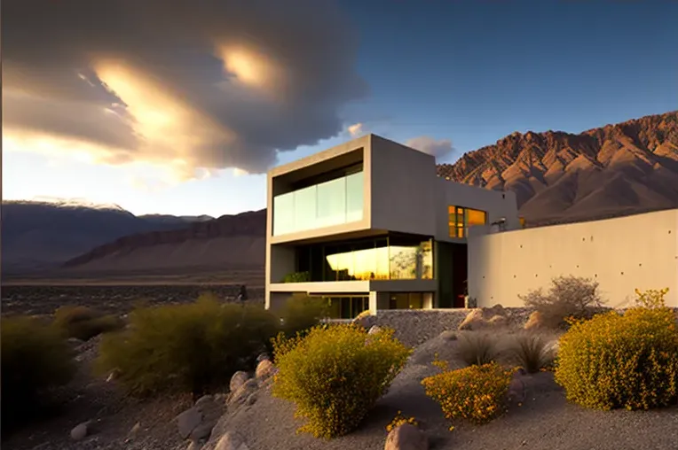 Contemporáneo en las alturas: Villa de lujo en Arequipa con vistas panorámicas y construida en acero inoxidable, pizarra y hormigón armado