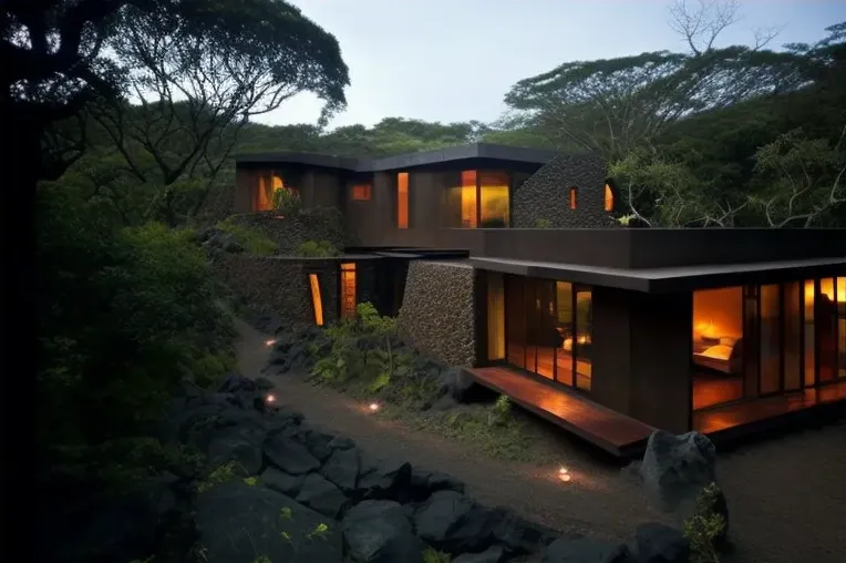 La Casa del Atardecer: Una Joya Arquitectónica en la Jungla de Galápagos