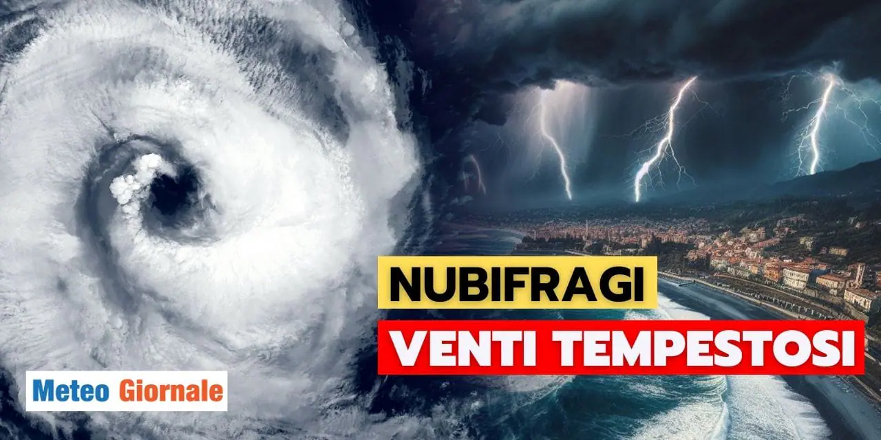 Meteo: Ciclone In Settimana, Italia Tra Nubifragi E Venti Tempestosi ...