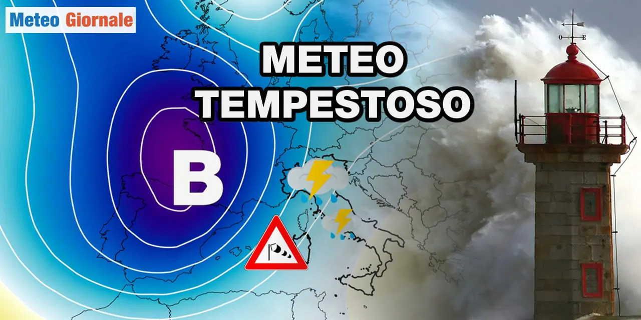 Previsioni Meteo: In Arrivo Tempesta Di Pioggia E Vento - METEO GIORNALE