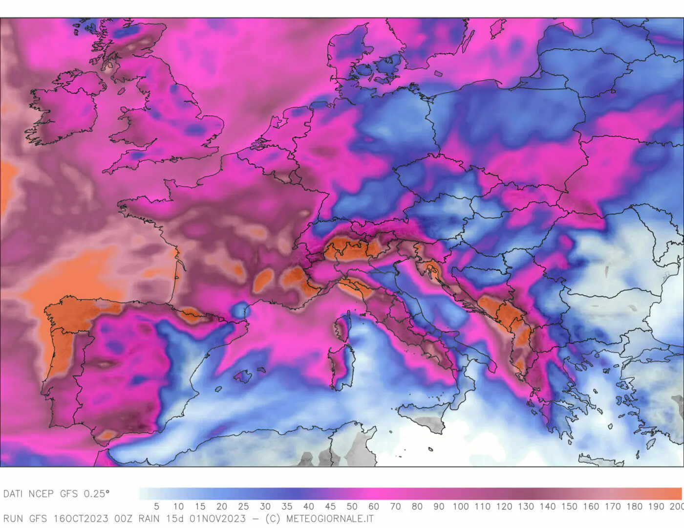 Il meteo di Novembre Preoccupante per il caldo precedente Cicloni in