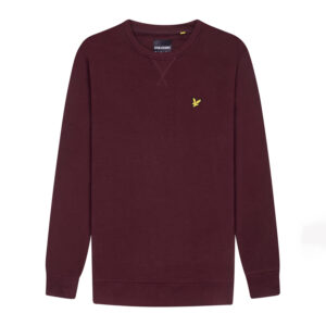 Lyle & Scott Men's Crew Neck Sweatshirt - Burgundy