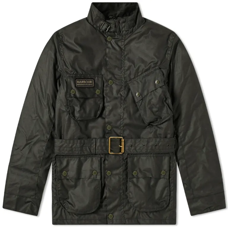 Barbour International New Sl International Wax Jacket Sage Green Barbour International New Sl International Wax Jacket Sage Green