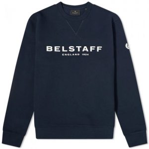 Belstaff 1924 Sweatshirt Dark Ink Off White