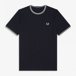 Fred Perry Twin Tipped T-Shirt Dark Navy