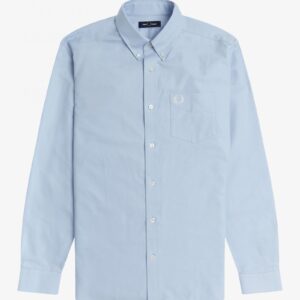 Fred Perry Oxford Shirt Light Smoke